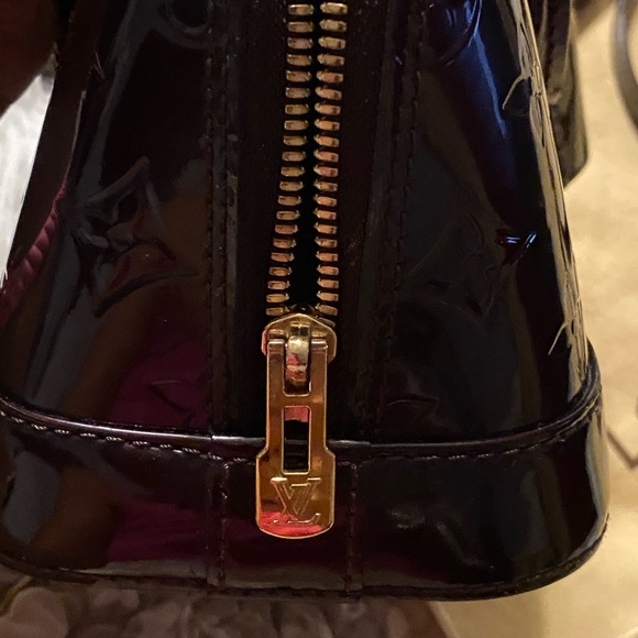 Coming soon alma bb Vernis monogram Amarante - Picture 10 of 12